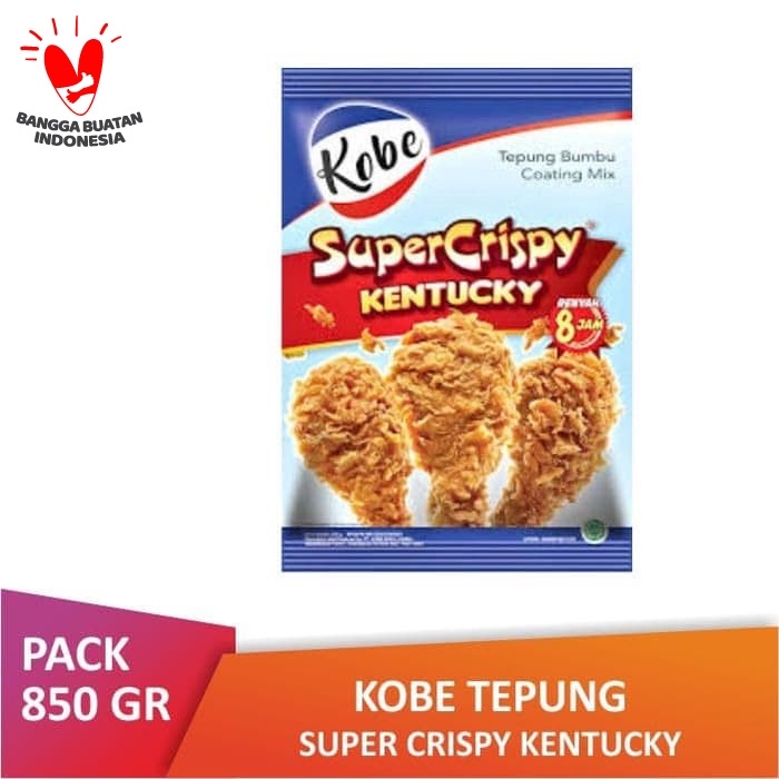 

MURAH [PACK] KOBE Tepung Bumbu Kentucky Super Crispy 850gr | Supercrispy