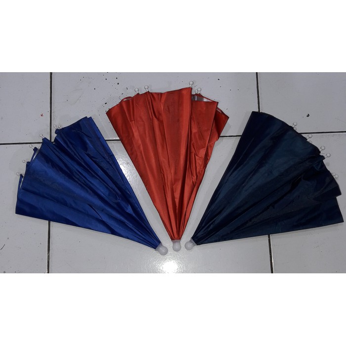 Payung Topi OSAKA / Topi Payung Diameter 50 cm  / Payung Kepala hujan melindungi simple tanpa gagang