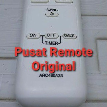 REMOTE REMOT AC DAIKIN ARC480A33 ORIGINAL ASLI