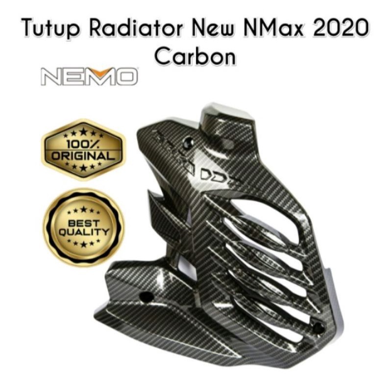 COVER TUTUP RADIATOR YAMAHA NEW NMAX 2020 2021 &amp; NEW AEROX 2021  MERK NEMO