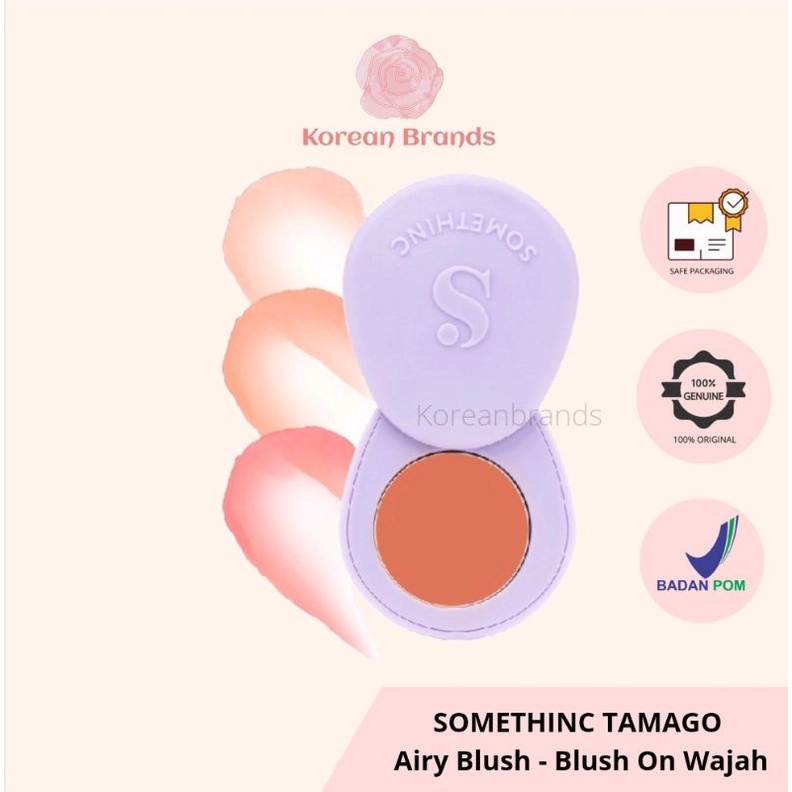 SOMETHINC TAMAGO Airy Blush - Blush On Wajah