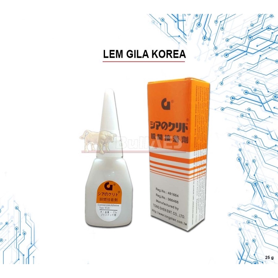 Lem gila korea untuk lem drl alis fleksibel