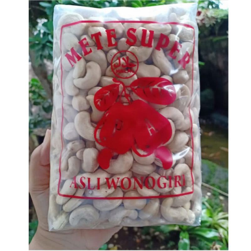 

(PROMO SPECIAL LIVE) [1KG MENTAH] Kacang Mete Mentah Asli Wonogiri