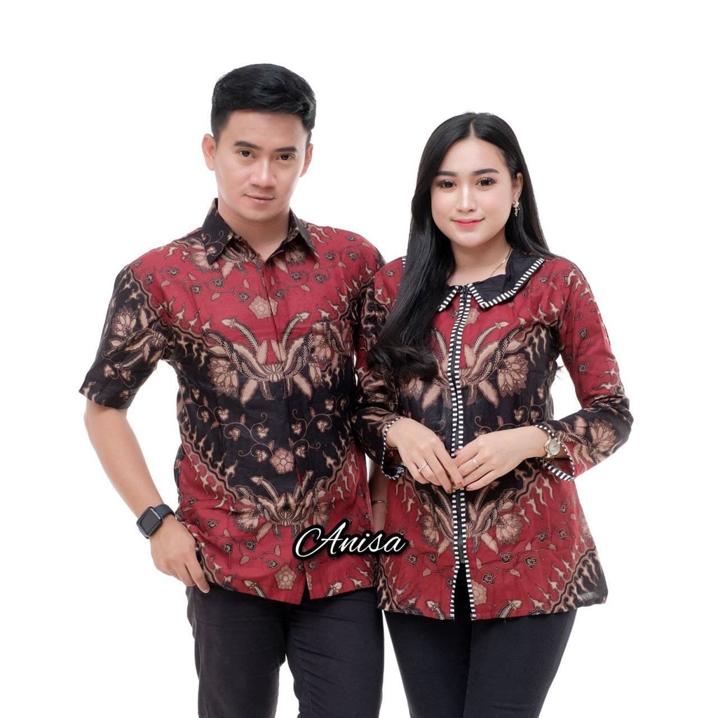 atasan batik couple terbaru | couple atasan batik pasangan terbaru 2021 | atasan batik couple pasang