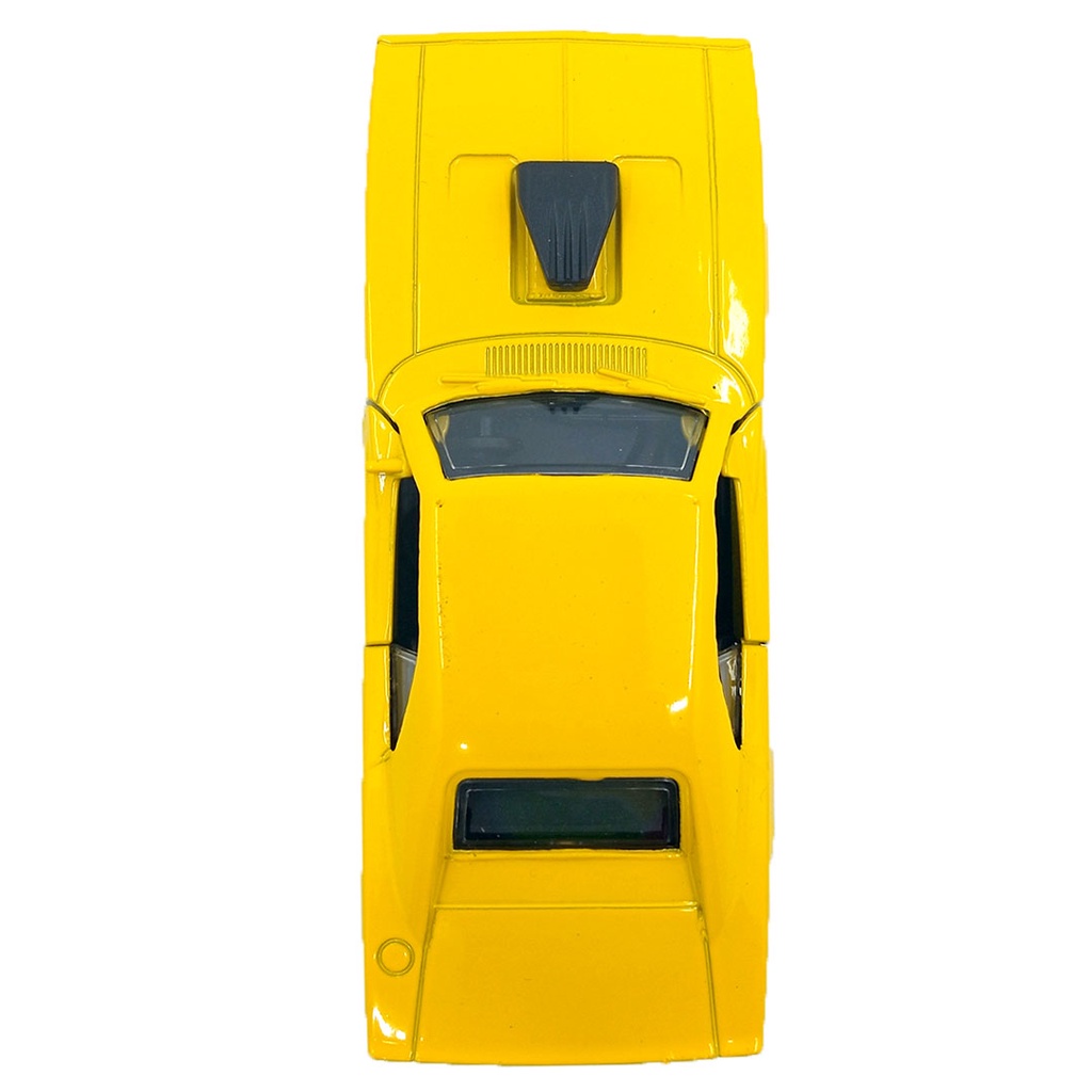 Toy Addict Plym0uth Barracuda Classic Car Kuning Diecast Mobil Klasik