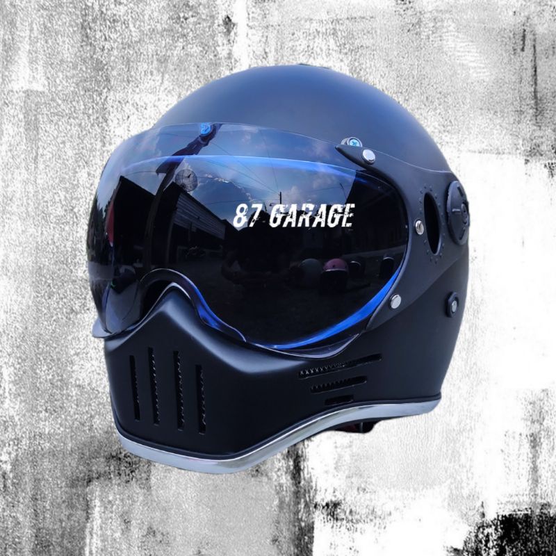 HELM CUSTOM KLASIK RETRO CHOPPER BOBBER JAPSTYLE CLASSIC FULLFACE