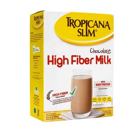 Tropicana Slim High Fiber High Calcium 500gr Milk Chocolate Susu Coklat