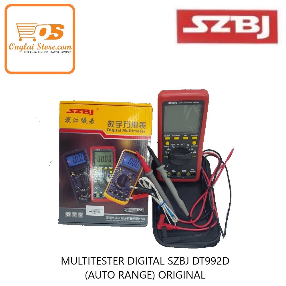 MULTITESTER DIGITAL SZBJ DT992D (AUTO RANGE) ORIGINAL