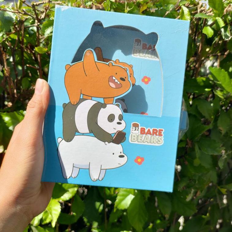 

[PRODUK MSQOW] Buku Diary WBB We Bare Bear Note Book Dengan Kunci Gembok Tebal IJF