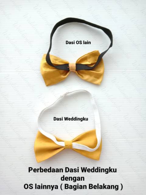 Perbedaan Dasi Weddingku dengan OS lainnya