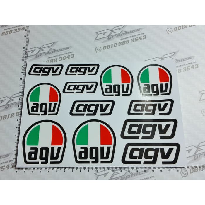 STIKER HELM AGV - STIKER AGV
