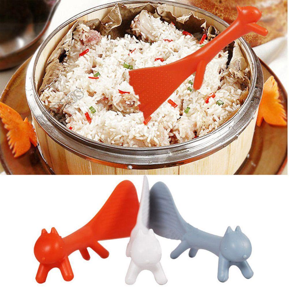 [Elegan] Sendok PP Saos Novelty New Cookware Cooking Ladle Reusable Animal Plastik Sendok Tupai