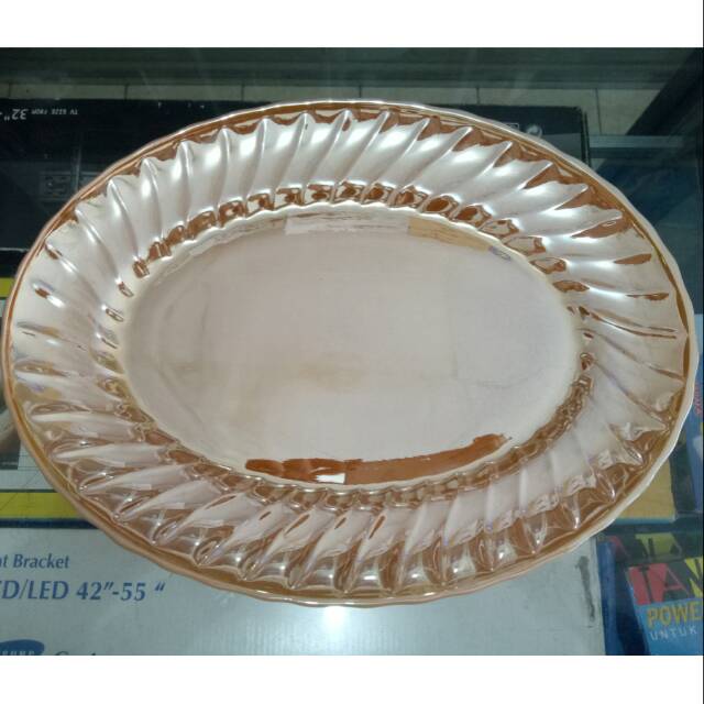 Piring Oval Kaca Pirex Ovenproof