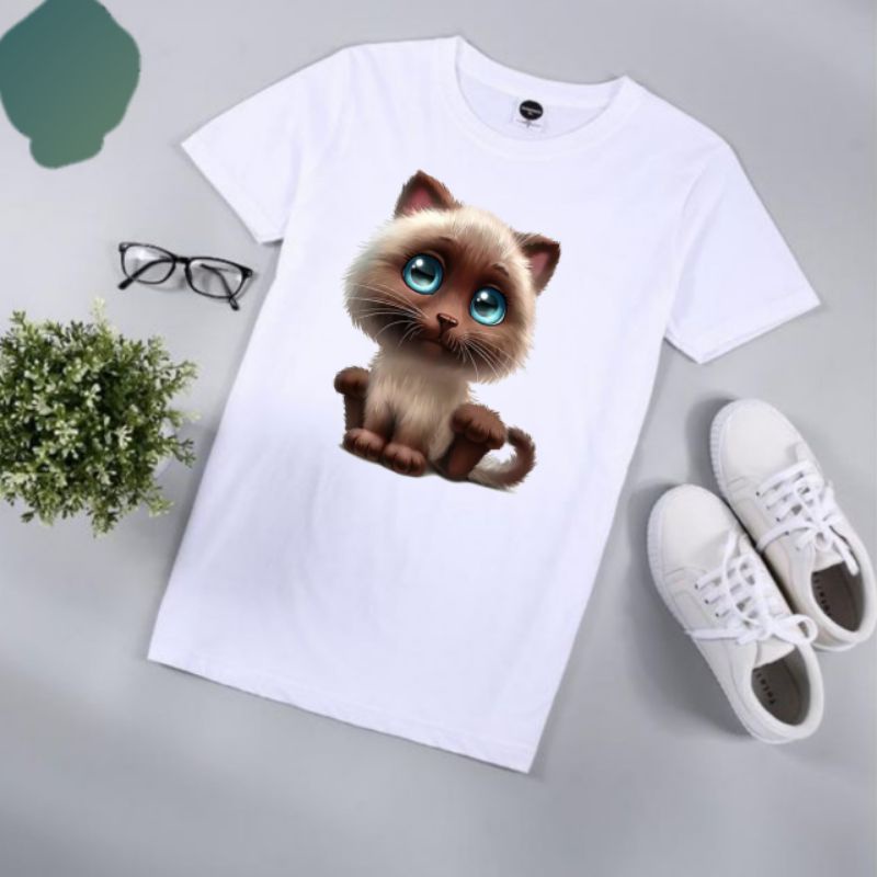 N2-KAOS KARAKTER KUCING LUCU