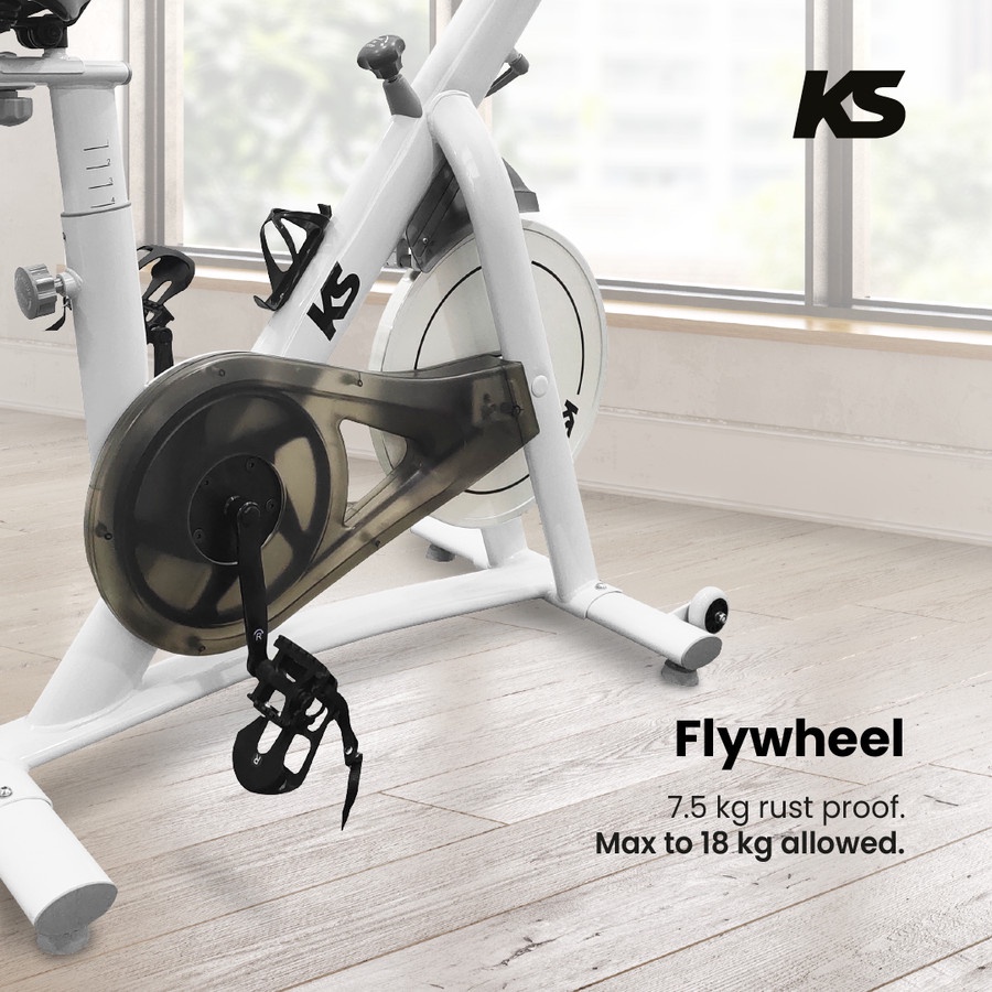 KS Spinning Bike With Zwift - Sepeda Statis - Garansi Resmi