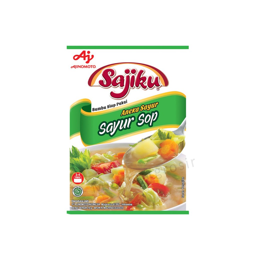 SAJIKU BUMBU SIAP PAKAI ANEKA SAYUR SOP 19g