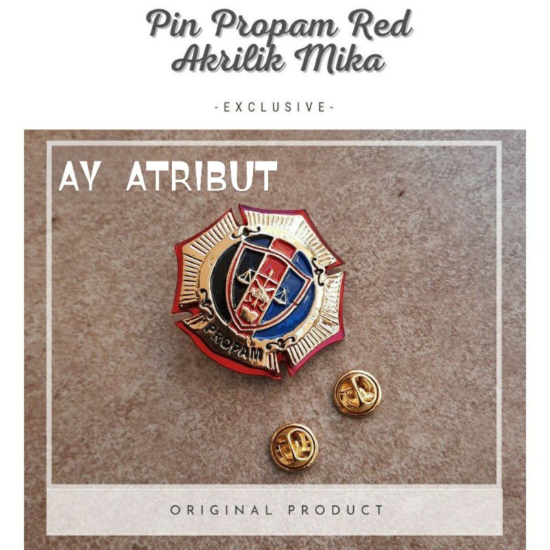 ATRIBUT PDL POLRI (PIN PROPAM RED EXCLUSIVE)