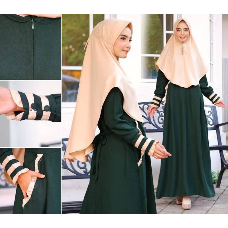 Isyana Syari , DRESS MUSLIM, baju wanita, baju gamis, dress, gamis, Baju gamis, fashion wanita