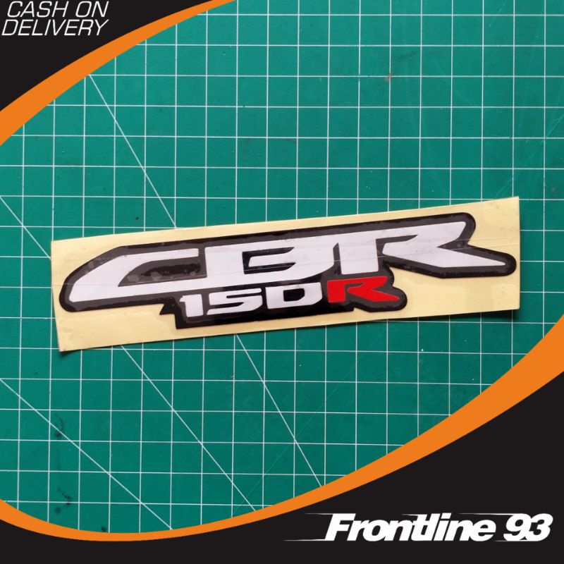 Cetak Cutting Sticker Logo Cbr 150 R  Custom Stiker Cutting Racing Motor Mobil Helm