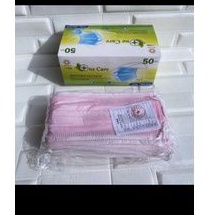 MASKER 3 PLY ISI 50 PCS( PINK)