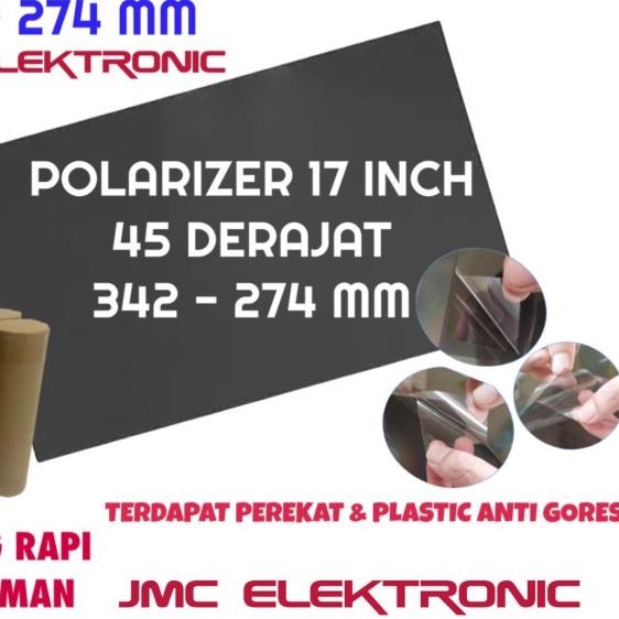 ♟ Polarizer Lcd monitor 17 inch 45 derajat Polarized ♥