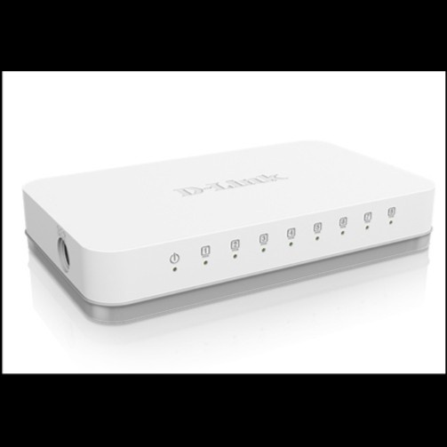 D-LINK 8 Port Switch Hub Gigabit DGS-1008A