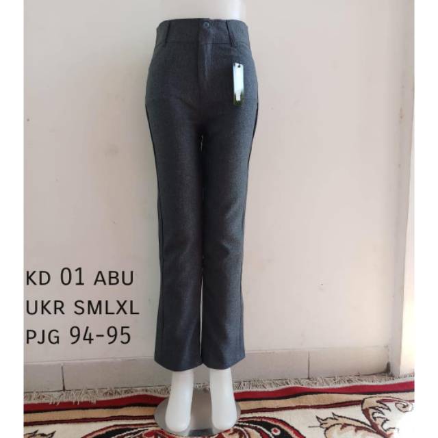 Amx's Celana Kantor Abu (Satuan atau Grosir)