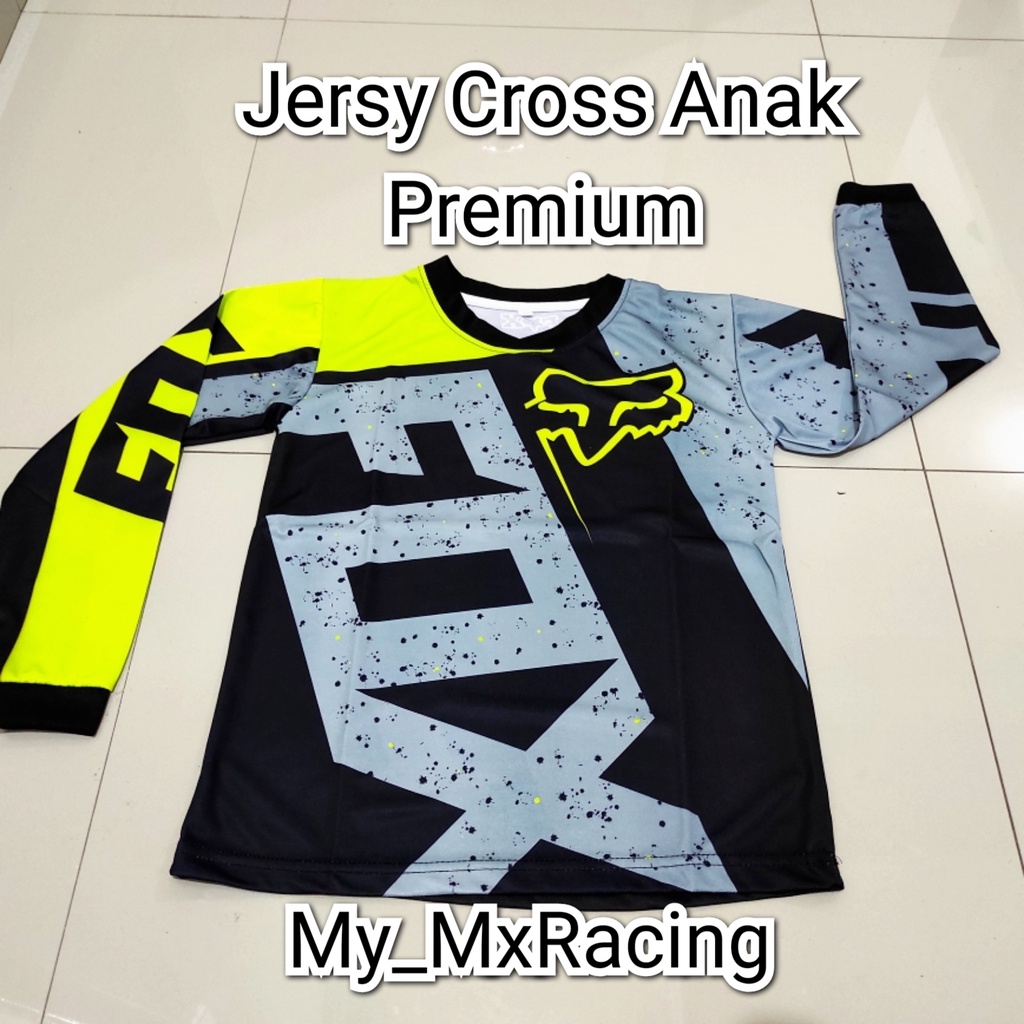 Jersy cross anak baju trail anak printing premium baju cross buat anak kids