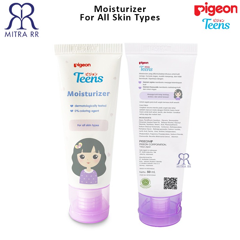 PIGEON TEEN Moisturizer For All Skin Types 20ml 50ml – Pelembab Wajah Remaja