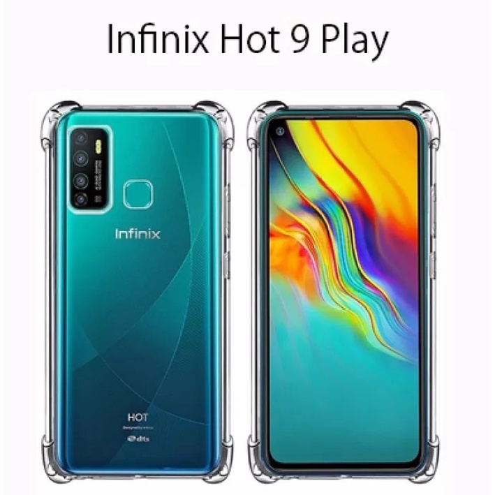 Anti Crack Infinix Hot 9 Play 6.82 Inchi Soft Case Anti Shock Jelly Tahan Benturan