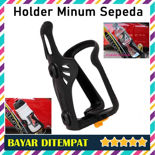 (COD) Tempat Dudukan Holder Botol Air Minum Sepeda MTB Universal Murah Import