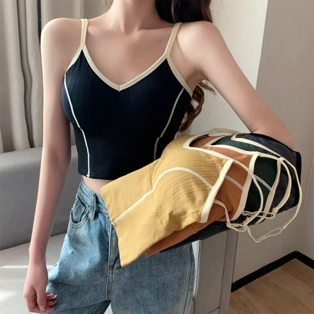 Bra/BH Crop Top Wanita Pakaian Dalam Atasan Wanita Bahan Mulus Lembut Import Real Pict FY