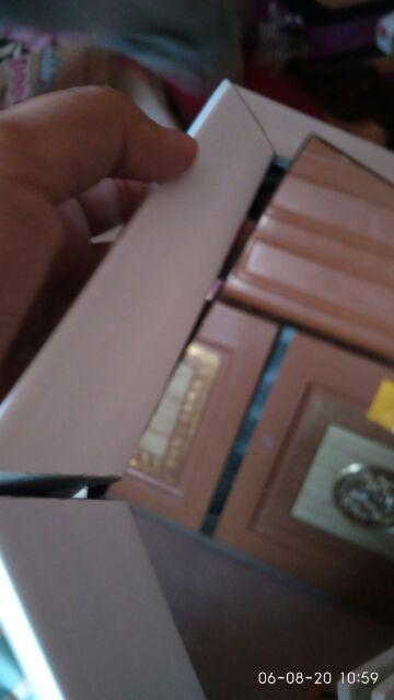 Kaca Hexagon Mirror Diameter 30 Centi Tinggal Tempel... Kwalitas Ok. Harga Murah Banget