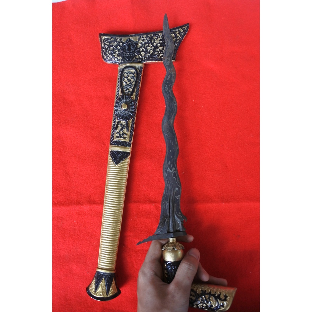 Keris sabuk inten warangka bugis wfn8043