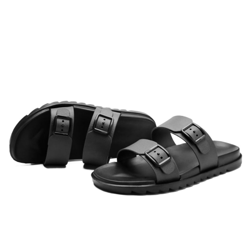 Sandal Pria Sandal Strap 2 Slip On Phylon Ringan - Size 40-44