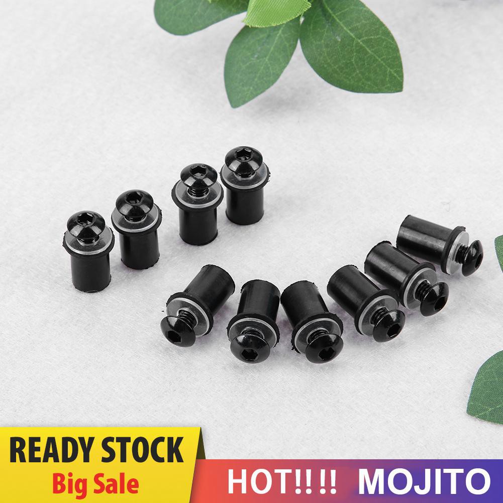 Mojito 10pcs Baut Kaca Depan Motor 5mm / 0.20in