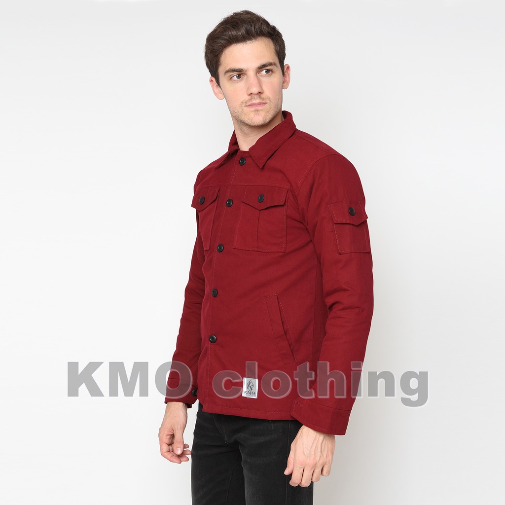 KMO JAKET SEMI PARKA / KEMEJA SEMI PARKA / JAKET 2IN1 BISA DI JADIKAN KEMEJA