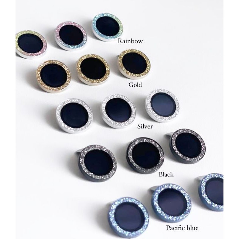

(Tulis warna di Notes) Glitter Camera Ring Color & Rainbow iPhone 11 12 Pro Max Mini