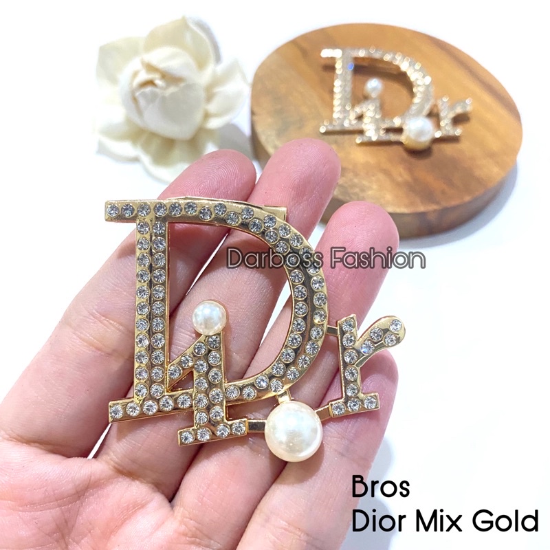 (part 1) Bros Jilbab / Bros Bahu / Bros Dada / Bros Dagu / Bros Kecil / Brooch / Bros Pin / Bros Mewah / Bros Premium / Bros Mutiara / bros button / bros B-Dior Mix Gold