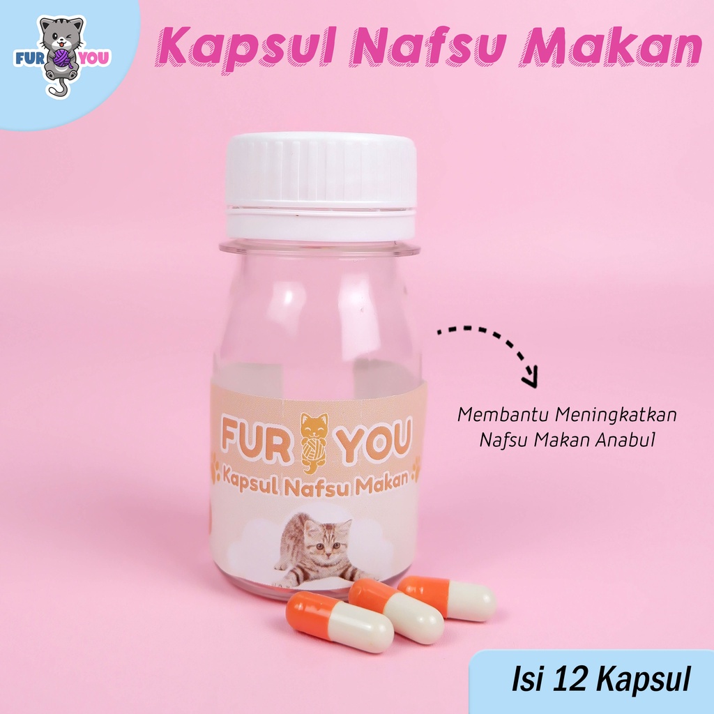 Kapsul Nafsu Makan Penambah Nafsu Makan kucing Paten Ampuh Meningkatkan Nafsu Makan Anabul