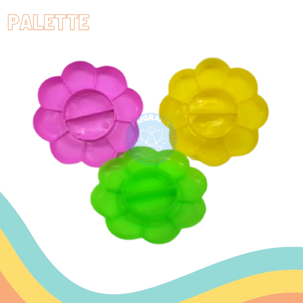 

PALET LUKIS BUNGA (3 PCS)