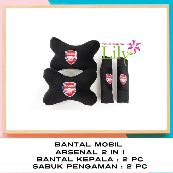 Suka Arsenal Aksesoris Mobil Arsenal Bantal Arsenal