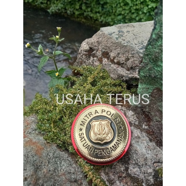 Pin Mitra Polri Satpam - Lencana Satpam - Pin Mitra Polri Security