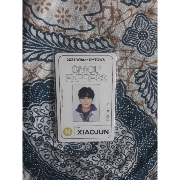 PC NCT Wayv Official ID SMCU Xiaojun