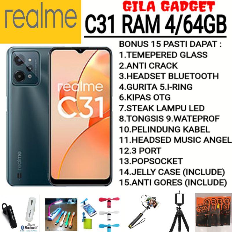 REALME C31Y RAM 4/64GB