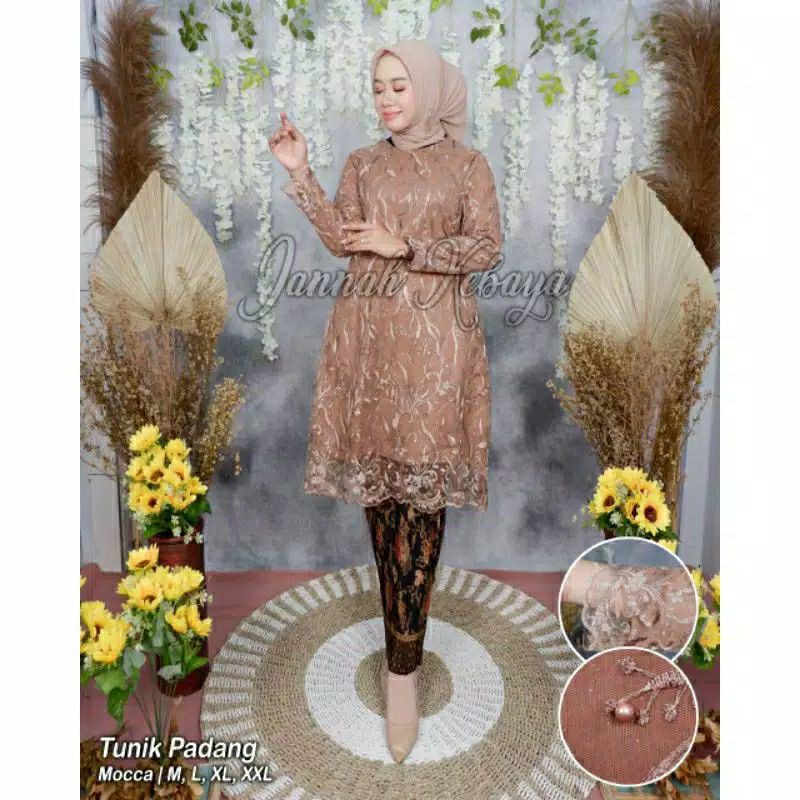 Kebaya Tunik Tille Modern Jumbo ld 120