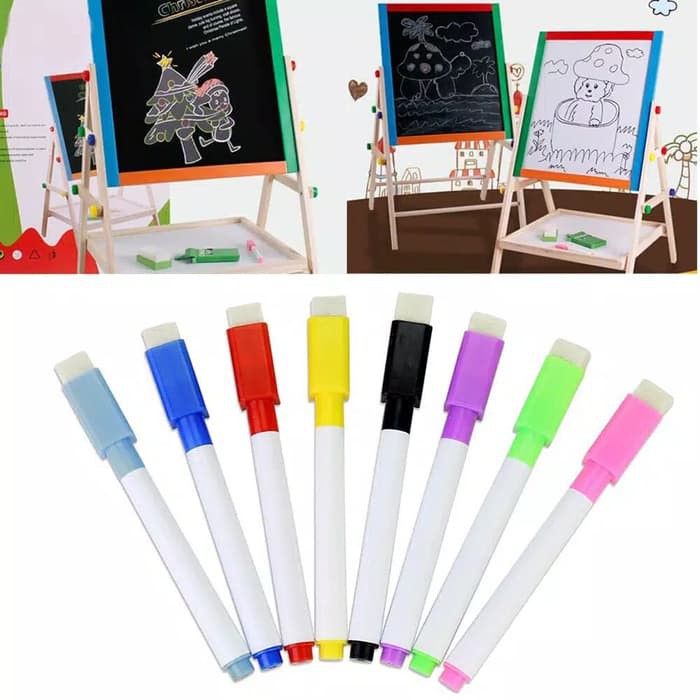 

Spesial Mainan Anak Edukasi - Spidol White Board - Spidol Wipe Clean NEW