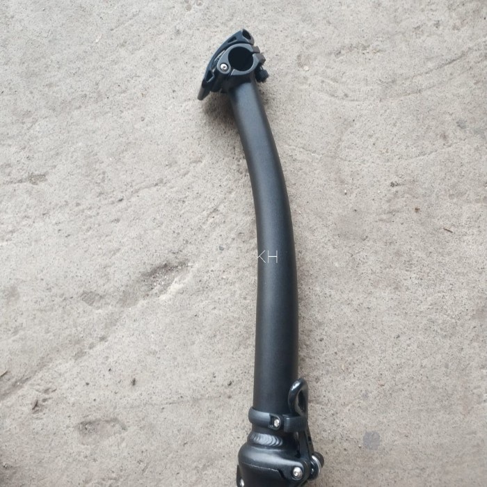 Handlepost Sepeda Lipat Bengkok Oversize Like Fnhon - Silver