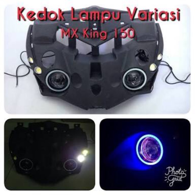 Lampu kedok mx king jupiter mx lampu Variasi led