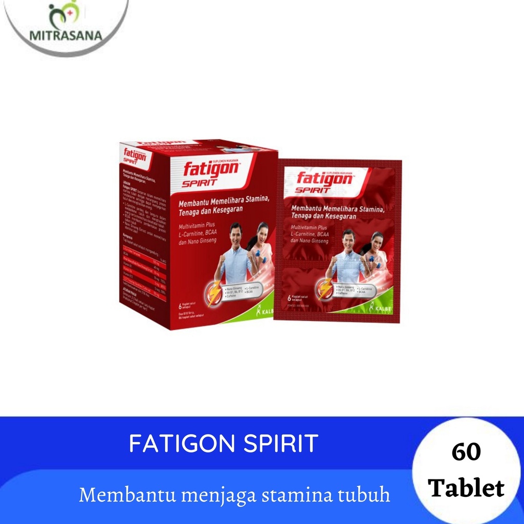 Fatigon Spirit 60 Tablet - (1 strip)